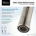 thumbnail image 5 of KRAUS 23 Inch Undermount Single Bowl 16 Gauge Stainless Steel Kitchen Sink with Nola Pull Down Kitchen Faucet & Soap Dispenser in Stainless Steel, 5 of 15