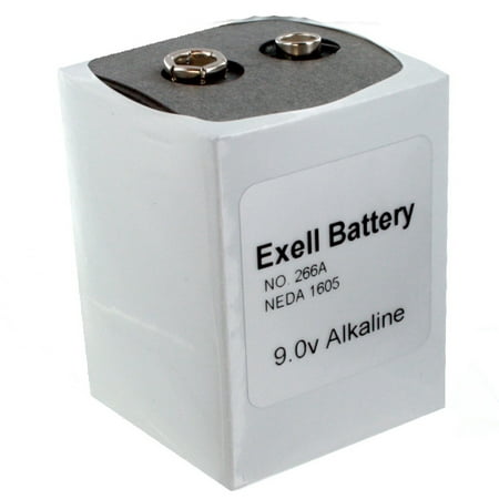 UPC 819891010032 product image for Exell EXELL-266 9V Alkaline Industrial Battery for Transistor Radios | upcitemdb.com
