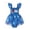 Blue, variant on BemeyourBBs Newborn Baby Girl 4th of July Romper Dress Outfit Patriotic Independent Day Summer Smocked Dress Cute I Love USA Letters Embroidery Flying Sleeve Star Print Tulle Tutu Dress Playsuit