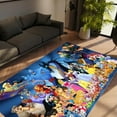 thumbnail image 4 of LaModaHome Non-Slip Rug Karma Rug: Mixed Cartoon Characters Design Washable Mat Child Stain Resistant Living Room Kitchen Carpet - Size: 5,3X3,9ft(160X120cm), 4 of 5