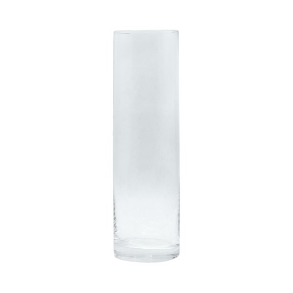 12" Clear Glass Cylinder Vase by Ashland – Sleek Design for Floral Arrangements & Home Decor - 8 Pack