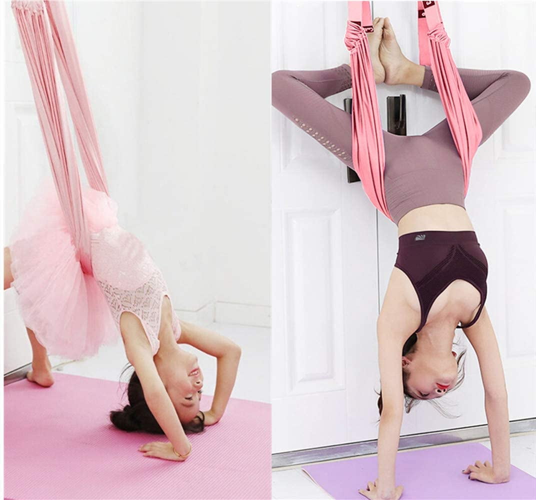 Fatapaese Yoga Fitness Stretching Strap Back Bend Assist Trainer Pilates Door Flexibility Stretching Waist Leg Gymnastics Stretch Belt 