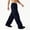 Navy, variant on Mens Baggy Sweatpants Wide Leg Casual Drawstring Elastic Waist Open Bottom Loose Lounge Athletic Pants