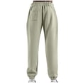 thumbnail image 4 of Holiday Clearance! AIEOTT Mens Drawstring Sweatpants Elastic Bottom Cotton Knit Joggers Elastic Waist Gym Running Pants, 4 of 4