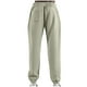 thumbnail image 4 of Pantalones largos para hombre, con cintura elástica, color liso, con cordón y bolsillos, de poliéster., 4 of 4