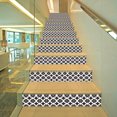 thumbnail image 6 of Strips Peel and Stick Stair Tile Stickers, Patterned Star Vintage Stone Compostie Self Adhesive Stair Risers Sticker, Staircase Murals Decals Decor for Home Steps, 6 of 9