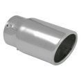thumbnail image 3 of Vibrant Performance Exhaust Tail Pipe Tip 1503 2-1/4 Inch Inlet; 3 Inch Outlet; Stainless Steel; Round; Angle Cut; Rolled Edge; 5-1/2 Inch Length, 3 of 4