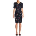 thumbnail image 2 of Time and Tru Women’s Maternity Ruched Dress, 2 of 6