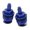 Blue, variant on jiaping 2 Pieces Front Fork Shock Absorber Screws Heavy Duty Directly Replace for Black