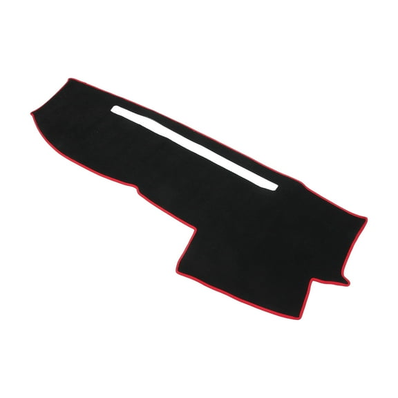Unique Bargains Dash Cover for Toyota 4Runner Non-Slip | Center Console Dash Cover Mat Black Red 1 Pcs