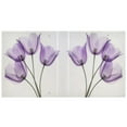 thumbnail image 2 of Waterproof PVC Round Ring Binder - D-Rings Clipboard, 200 Page Capacity (1 or 2-Pack), Ideal for Office , Home and School，Purple Tulips, 2 of 8