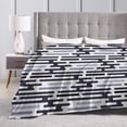 thumbnail image 5 of ZNDUO Lightweight Microfiber Bed Blanket, Japanese Cloud Line Texture Pattern Super Soft Flannel Cozy Throw Blankets, 40"x30", 5 of 8