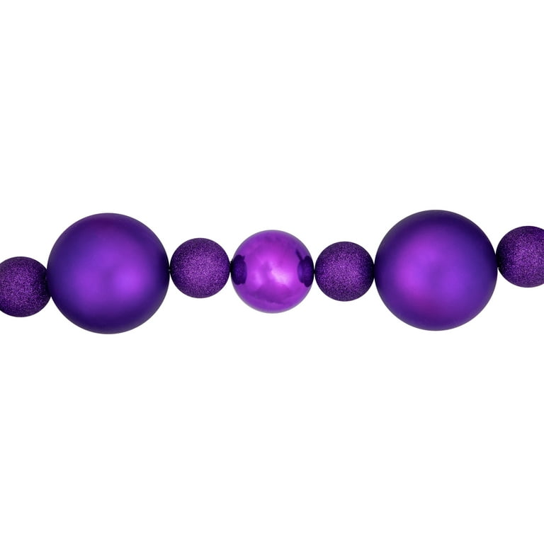 48 Crystal Novelty Christmas & Party Garland (Set of 2) GT Direct Corp Color: Purple