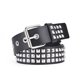 thumbnail image 1 of Cinturón con tachuelas, cinturón con remaches de metal punk rock con pirámide brillante tachonada para mujeres y hombres Sincero Electrónica, 1 of 5