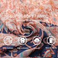 thumbnail image 2 of HSHDLDF Foulard Boho pour Femmes Légère Foulard Imprimée Florale Automne Hiver Mode Châle à Franges, 2 of 5