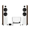 thumbnail image 1 of Fluance RT85 Reference High Fidelity Vinyl Turntable (White), PA10 Phono Preamp and Ai81 Powered Floorstanding Speakers (White Walnut), Ortofon 2M Blue Cartridge, 150W Class D Amplifier, Bluetooth, 1 of 8