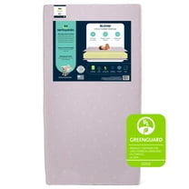 Serta Sertapedic Bloom 5" Dual-Sided Crib & Toddler Mattress, Sustainably Sourced Fiber Core, GREENGUARD Gold Certified
