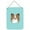 Blue, variant on Checkerboard Lime Green Papillon Wall and Door Hanging Prints
