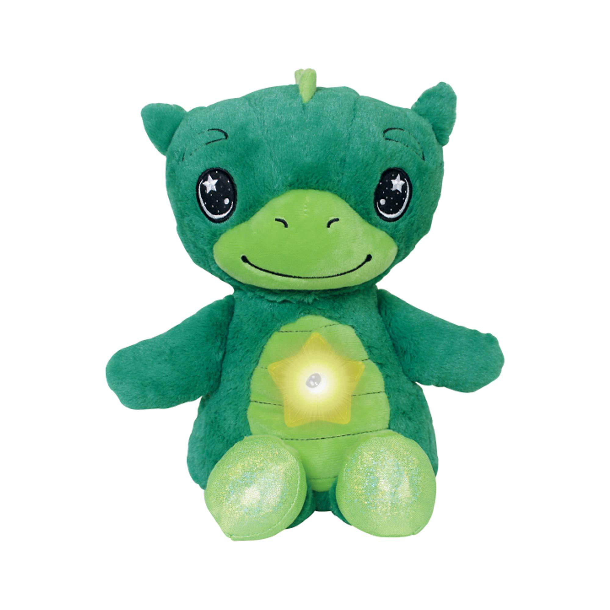 Stuffed Animal Night Light Dreamy Green Dino Ontel Star Belly Dream Lites 