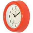 thumbnail image 5 of Infinity Instruments Spartan 8" Round Wall Clock, Orange, 5 of 7