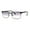 Gunmetal, variant on Mens Metal Half Rim Rectangular Bifocal Light Sunglasses Reader Gold +3.0