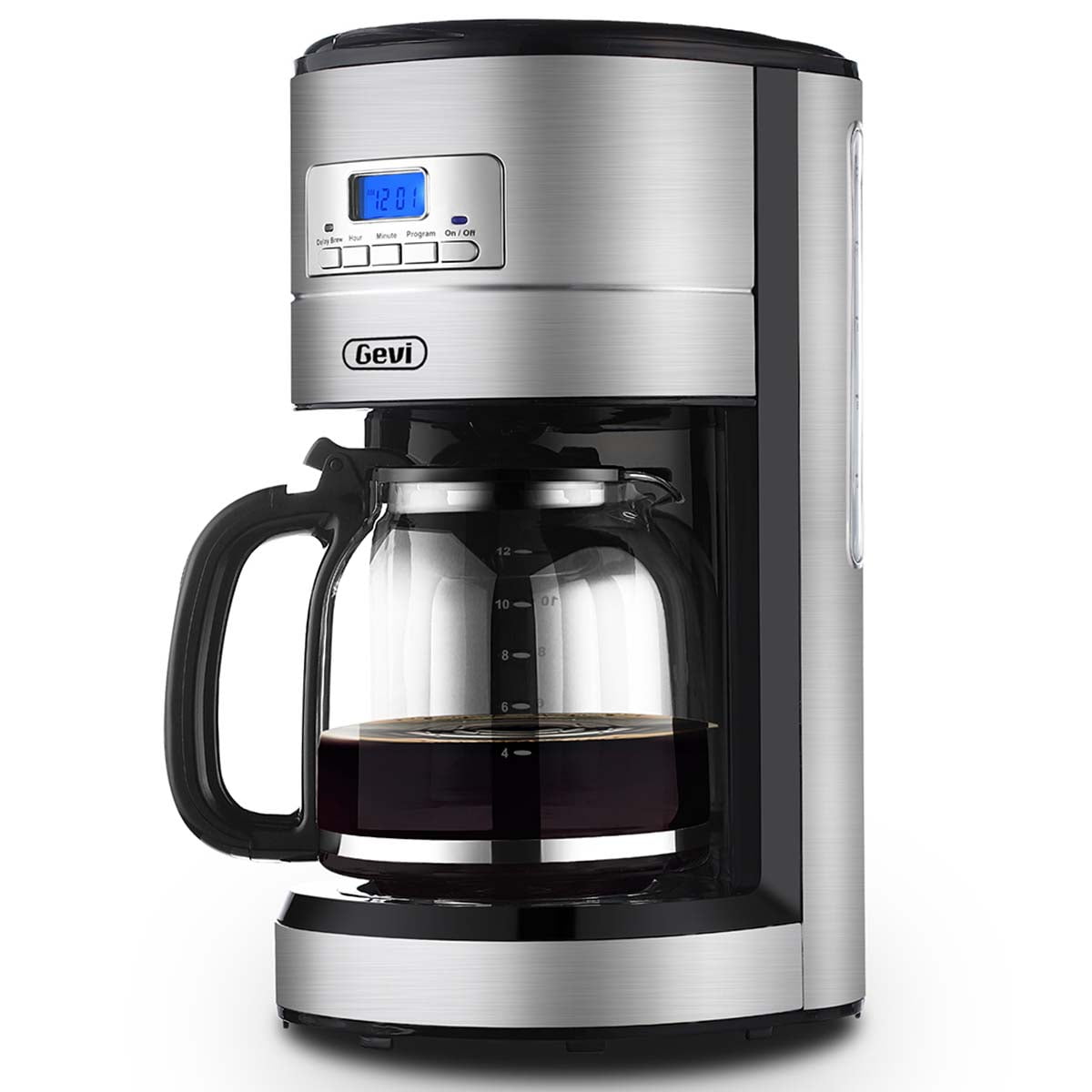 Coffee Maker 12 Cup Coffee Machine Stainless Programmable Setting