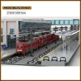 thumbnail image 2 of Blocks Cargo Express Train MOC Building Blocks Train City Model DIY Assembled Technology Bricks Creative Display Children Toys Gifts 240120, 2 of 6