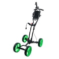 thumbnail image 4 of Carrito de golf plegable, carrito de tirón, carrito de golf profesional de 4 ruedas, plegable/abierto rápidamente, carrito de transporte ligero con bo, 4 of 8