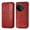 Red, variant on Allytech Flip Wallet Case for OnePlus 12R, Premium PU Leather Luxury Case with Kickstand & Card Slots, Magnetic Closure Inner Soft TPU Shockproof Protective Case for Women Men - Black