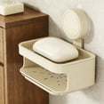 thumbnail image 4 of TIELUTT Soap Dish Wall Soap Dish Suction Cup for Bathroom Kitchen Storage Plate over the Makeup Mat over Shelf Kitchen Wash Tub for Towel Rack for Kitchen in Dish Drying Rack Small Stainless, 4 of 7