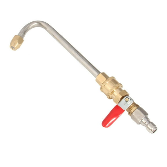 Bothyi High Pressure Power Washer Wand 1/4 Quick Connect Washer Lance Professional Replacement Easy to Use Accessories Curved Rod 90 Degree Bend