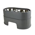 thumbnail image 1 of Greeniant Cuenco elevado para mascotas, Protector de cuello elevado de doble capa, comedero de agua para alimentos, elevadora, de alimentación Suministros para perros, 1 of 6