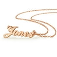 thumbnail image 2 of Personalized Name Necklace Pendant Customized Gold Silver and Rose Gold for Men Women, 2 of 2
