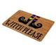 thumbnail image 1 of esteras de puerta de halloween Alfombra De Puerta Divertida Entrada Antideslizante Alfombra Trasera De Goma Alfombra Bruja Por Favor 1 Bruja por favor 1 Magideal esteras de puerta de halloween, 1 of 6