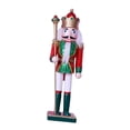 thumbnail image 3 of Figuras de Cascanueces de Madera Reluciente Adornos de Escritorio de Navidad Figuras de de Navidad de Madera Coleccionables para Encim bota verde Gloria Figuras de Cascanueces, 3 of 7