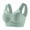 Light Green, variant on Large Size Lace Vest Underwear Without Steel Ring, Thin Design, Side Cinched Accessory Breast, Adjustable Bra, Seamless Wireless Push Up Bra for Women, U-shaped Back, Thin and Comfortable, Daily Bra