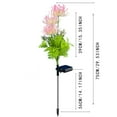 thumbnail image 2 of 2026 Hot!Outdoor Decorations Beautiful Flower Designs Solar Lighted Decorations Floor Lamps Patio Decor Lights, 2 of 8