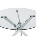 thumbnail image 3 of Powell Putnam 5 Piece Dining Set, Chrome, 3 of 7