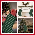 thumbnail image 7 of Lsque Green Buffalo Plaid Merry Christmas Pattern 18 Inch Christmas Stockings, Festive Holiday Stocking for Christmas Decorations Holiday Decor, 7 of 7