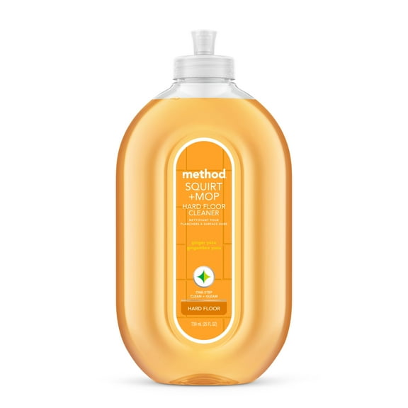 method Squirt   Mop Hard Floor Cleaner, ginger yuzu, 25  fl oz