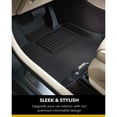 thumbnail image 3 of 3D Maxpider L1FR10611509 Carbon Fiber Embossed Pattern Kagu Black 1st Row for 2016-2017 Ford Escape, 3 of 3