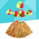 thumbnail image 3 of Conjunto de 5 faldas de baile hawaianas con flores, diadema y sujetador, 40 cm (falda colorida), 3 of 5