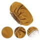 thumbnail image 3 of Gorros de baño ligeros para mujeres 1 Pc para negocios de baño de viaje amarillo PEVA tela de burbujas, 3 of 3
