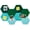Gradual Green, variant on LANVODO Hexagon Self-Adhesive Felt Cork Bulletin Board Tiles for Home Office, 8 Pack, Gradual Green