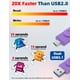 thumbnail image 5 of Memoria USB MosDart 128 GB Dual USB C 3.1 Púrpura, 5 of 8
