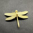 thumbnail image 1 of Alas de libélula de latón extraíbles Ceremonia del té Pequeños adornos microtallados Revestimiento de cobre macizo Pulpa Tallas de cobre antiguas Mascota de té antigua, 1 of 5