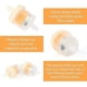 thumbnail image 3 of 20 Pcs Inline Fuel Filter for 6mm 8mm Tube Lawn Tractor(Yellow), 3 of 5