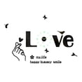 thumbnail image 1 of Reloj de pared DIY Strade Fareast Limited Decorativo silencioso con diseño de amor, 1 of 8