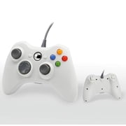 Retrofam Wired Game Controller - Compatible with Xbox 360 Game Console, White