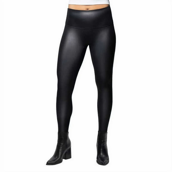 Jane and Bleecker Ladies' Faux Leather Legging, Black, Size X-Large